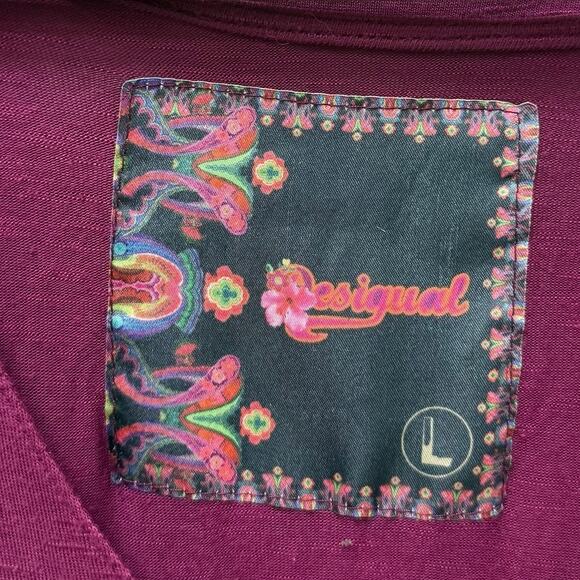 Desigual Multi Pattern Short Sleeve Mini Dress Multicolor - Picture 3 of 8